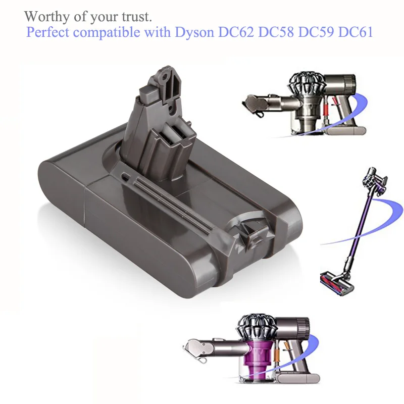 Литий-ионный аккумулятор 2023 98000 мАч 21,6 в 965874 Ач для пылесоса Dyson V6 DC58 DC59 DC61 DC62 DC74 SV09 SV07 SV03-02
Литий-ионный аккумулятор 2023 98000 мАч 21,6 в 965874 Ач для пылесоса Dyson V6 DC58 DC59 DC61 DC62 DC74 SV09 SV07 SV03-02