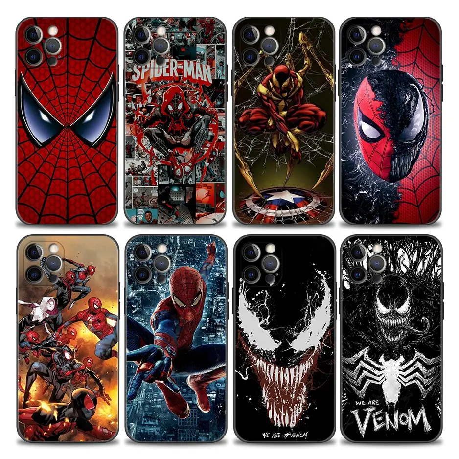 Venom Spiderman Marvel Phone Case for iPhone 11 12 13 Pro Max 7 8 SE XR XS Max 5 5s 6 6s Plus Black Soft Silicone
Venom Spiderman Marvel Phone Case for iPhone 11 12 13 Pro Max 7 8 SE XR XS Max 5 5s 6 6s Plus Black Soft Silicone