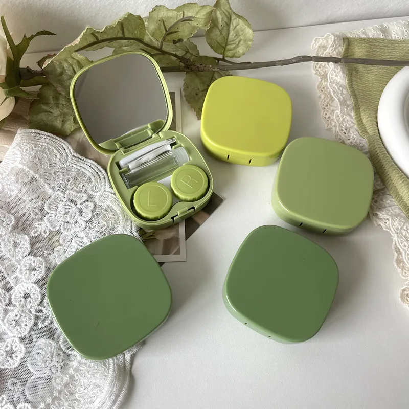 Ins Green Outside Portable Contact Lens Box 1Pc Contact Lens Case Eyewear Protect Plastic Storage Boxes Contact Lens Container
Ins Green Outside Portable Contact Lens Box 1Pc Contact Lens Case Eyewear Protect Plastic Storage Boxes Contact Lens Container