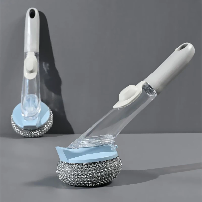 Kitchen Brush Pot Brush Automatic Adding Liquid Cleaning Brush Pot Dishwashing Brush Multi-function Cleaning Brush 
Kitchen Brush Pot Brush Automatic Adding Liquid Cleaning Brush Pot Dishwashing Brush Multi-function Cleaning Brush