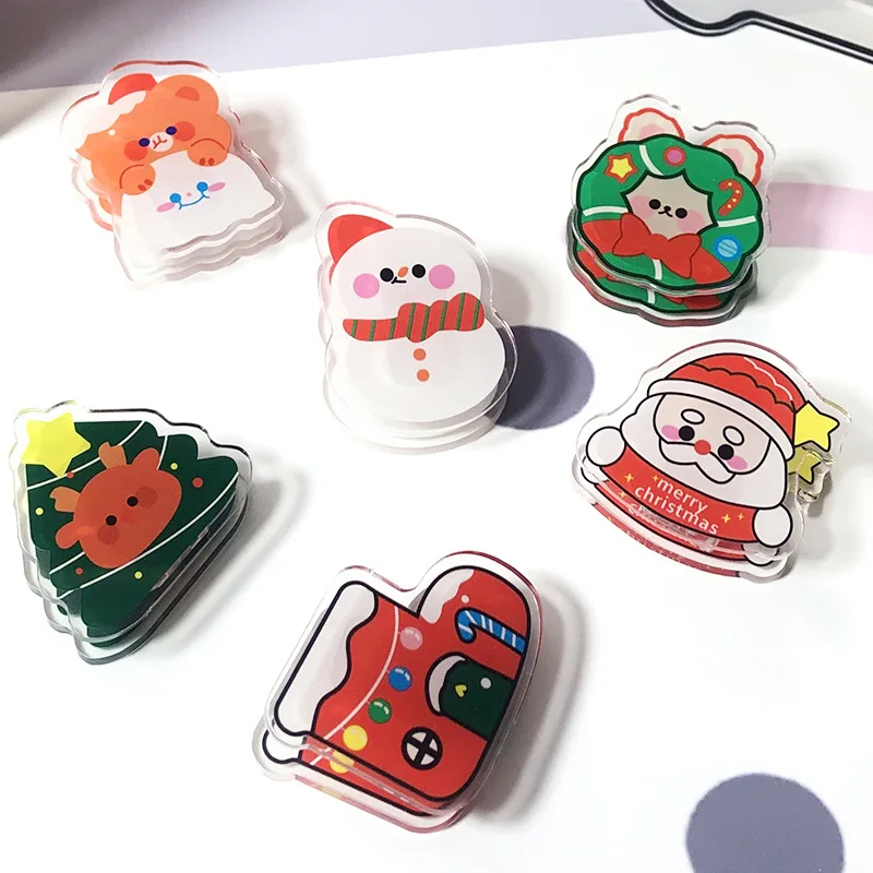 Милый мультяшный зажим для рождественской елки с длинным хвостом/зажим для post It/акриловая папка/папка для хранения
Милый мультяшный зажим для рождественской елки с длинным хвостом/зажим для post It/акриловая папка/папка для хранения