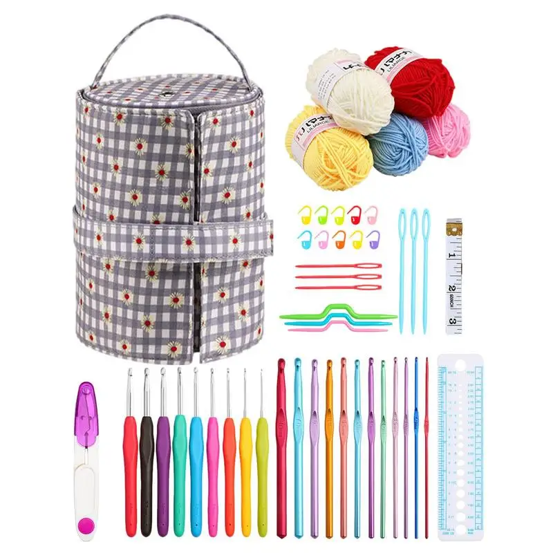 Crocheting Kit Knitting Yarn Set Ergonomic Crochet Needle DIY Yarn Weaving Tool Crocheting Starting Kit For Beginner Crocheting
Crocheting Kit Knitting Yarn Set Ergonomic Crochet Needle DIY Yarn Weaving Tool Crocheting Starting Kit For Beginner Crocheting