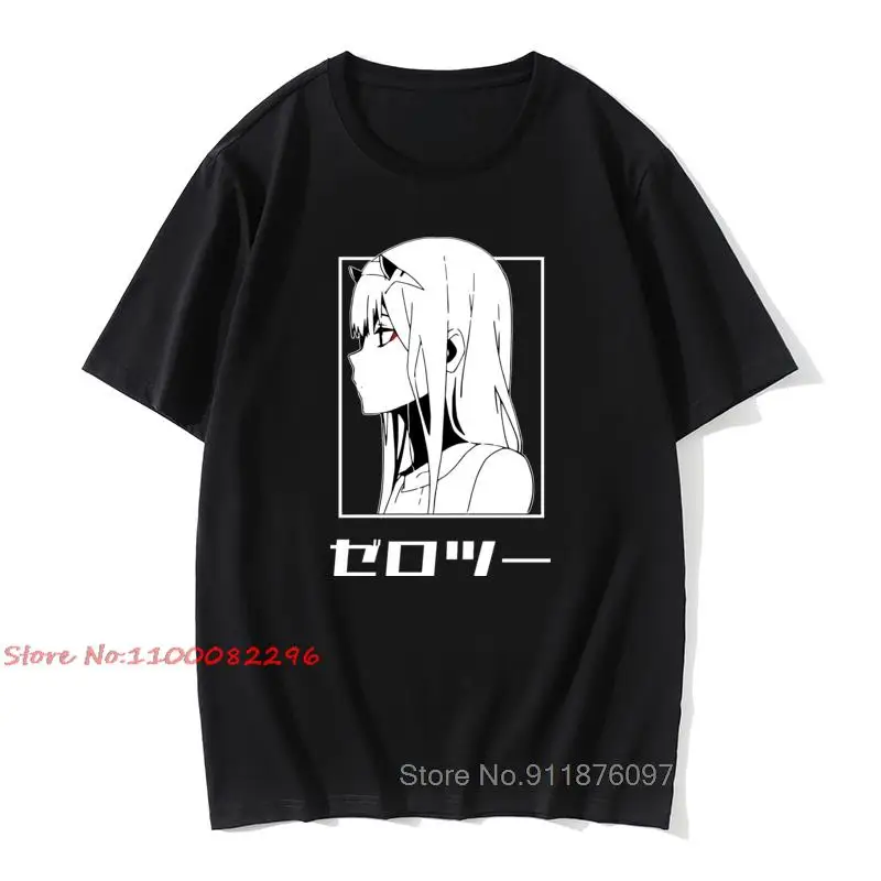 

Camisas T-Shirt Darling In The FranXX Zero Two Slim Unique Design Crewneck Vintage Christmas Day T-Shirt