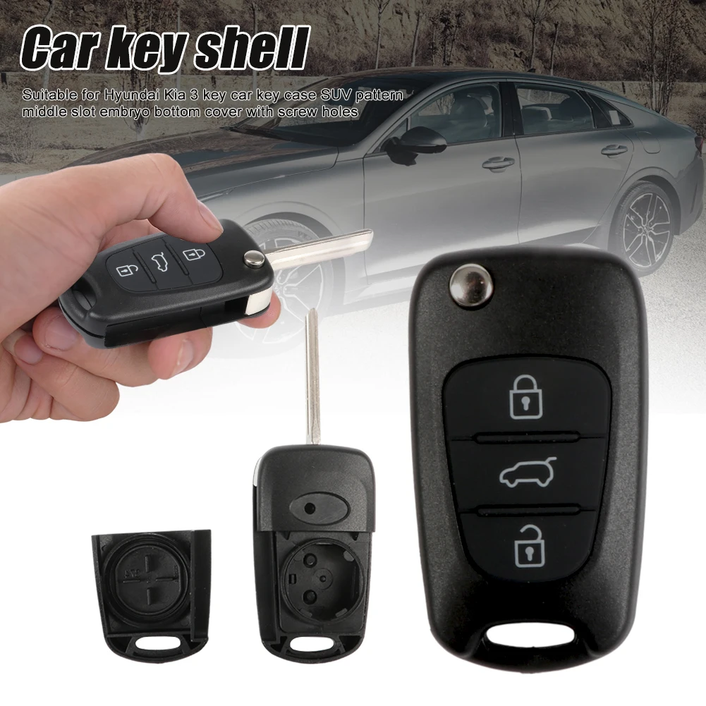 Car Key Case 3 Keys 3 Buttons Flip Folding Remote Key Shell Case Replacement Key Shell Case For Hyundai I20 I30 IX35 I35
Car Key Case 3 Keys 3 Buttons Flip Folding Remote Key Shell Case Replacement Key Shell Case For Hyundai I20 I30 IX35 I35