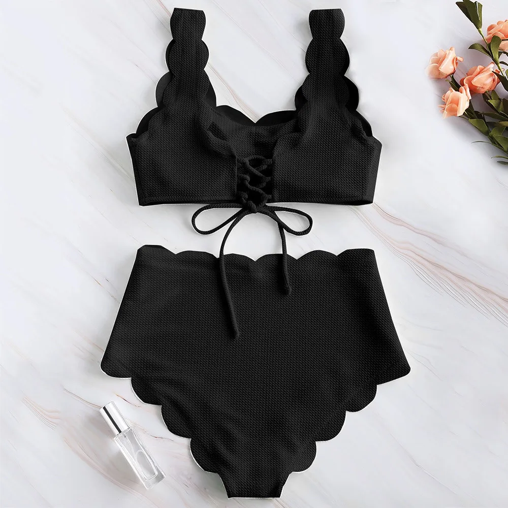 Women's Seamless Bikini Set Slip Silk Satin Woman Swimsuit Smooth Solid Color Ruffle Push Up Female Swimwear 2 Pieces Separate
Women's Seamless Bikini Set Slip Silk Satin Woman Swimsuit Smooth Solid Color Ruffle Push Up Female Swimwear 2 Pieces Separate