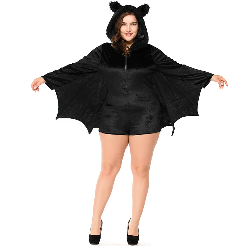 

Костюм для косплея на Хэллоуин SanyMuCos, платье большого размера, униформа для игры вампира с черной летучая мышь, женская одежда