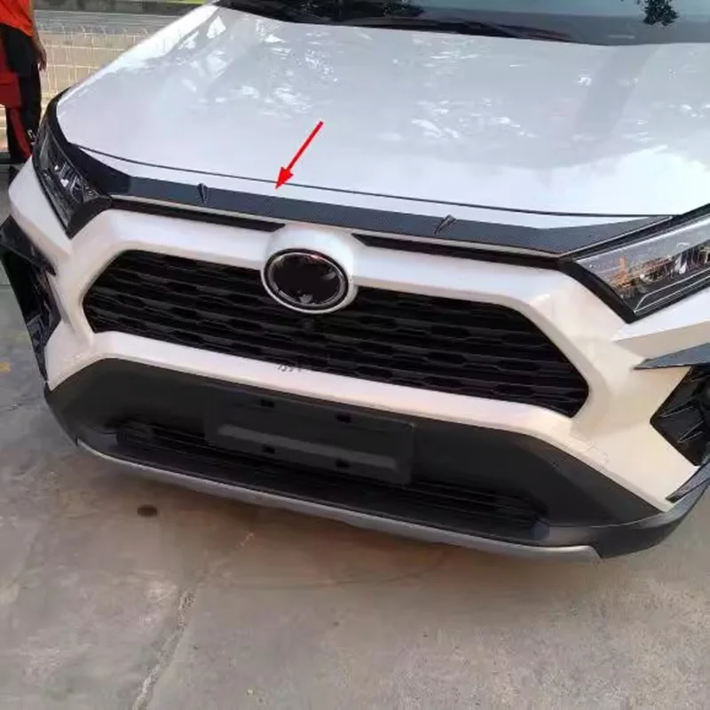 Отделочная лента сетка двигателя гриль накладка на панель для TOYOTA RAV4 2019 2020 2021 2022