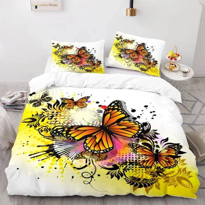 Butterfly Duvet Cover Set 3D Galaxy Purple Butterfly Floral Printed Bedding Set Fantasy Theme King Size Comforter Cover
Butterfly Duvet Cover Set 3D Galaxy Purple Butterfly Floral Printed Bedding Set Fantasy Theme King Size Comforter Cover