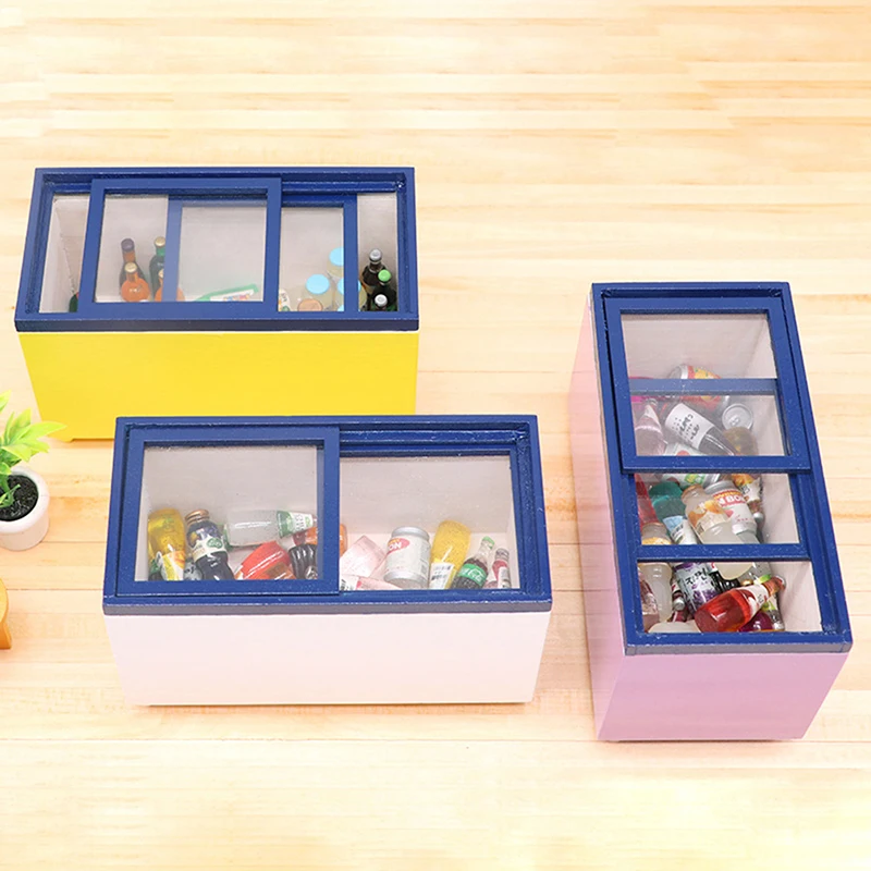 1PC 1:12 Dollhouse Miniature Wooden Refrigerator Freezer Model for Doll House Supermarket Restaurant Furniture Decor Accessories 
1PC 1:12 Dollhouse Miniature Wooden Refrigerator Freezer Model for Doll House Supermarket Restaurant Furniture Decor Accessories