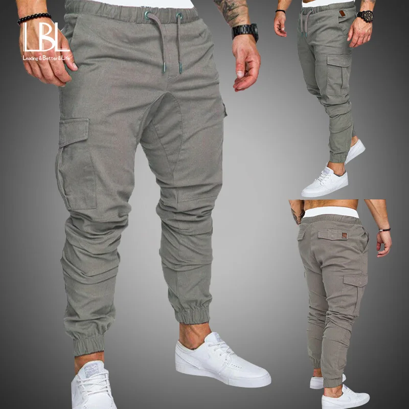 Autumn Men Pants Hip Hop Harem Joggers Pants New Male Trousers Mens Solid Multi-pocket Cargo Pants Skinny Fit Sweatpants
Autumn Men Pants Hip Hop Harem Joggers Pants New Male Trousers Mens Solid Multi-pocket Cargo Pants Skinny Fit Sweatpants