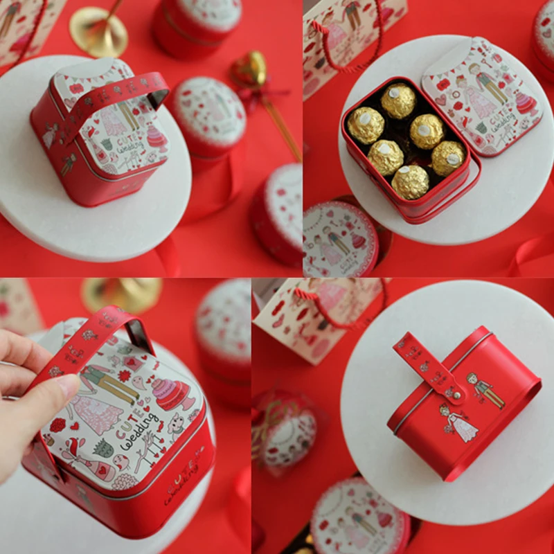 Жестяная коробка для конфет, Свадебный металлический органайзер для невесты и жениха с красным мультяшным рисунком для ювелирных изделий, ... 
Жестяная коробка для конфет, Свадебный металлический органайзер для невесты и жениха с красным мультяшным рисунком для ювелирных изделий, ...