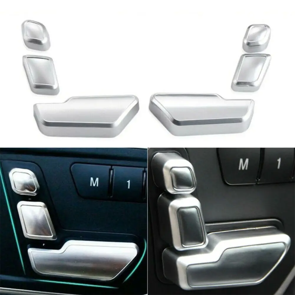 6Pcs Chrome Door Holder Adjustment Button Switch Decorative Cover For Mercedes-Benz W212 For ML-Class W166 For CLA-CLASS W117
6Pcs Chrome Door Holder Adjustment Button Switch Decorative Cover For Mercedes-Benz W212 For ML-Class W166 For CLA-CLASS W117
