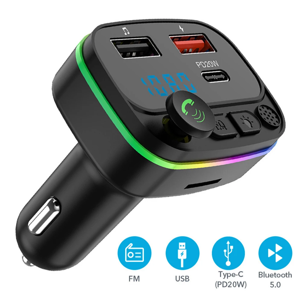 Car Bluetooth 5.0 FM Transmitter Wireless Handsfree Audio Receiver Auto MP3 Player 4.1A Dual USB Fast Charger Car Accessories
Car Bluetooth 5.0 FM Transmitter Wireless Handsfree Audio Receiver Auto MP3 Player 4.1A Dual USB Fast Charger Car Accessories