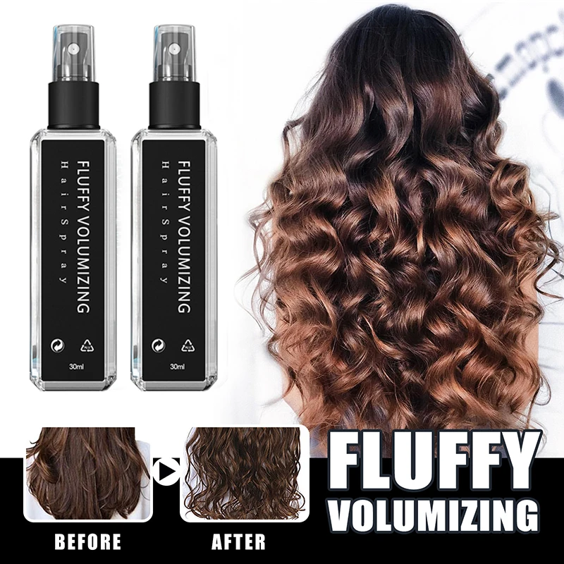 

30ml Hair Styling Volume Magic Spray Volumizing Fluffy Hair Spray Thick Hair Strong Hairspray Non-Greasy Moisturizing Gel