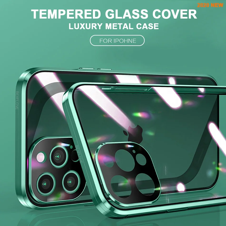Magnetic Case For Iphone X 11 12 13 14 Pro MAX X 7 8 Plus Coque Metal Phone Cover Tempered Glass 360 Protective Cases 
Magnetic Case For Iphone X 11 12 13 14 Pro MAX X 7 8 Plus Coque Metal Phone Cover Tempered Glass 360 Protective Cases