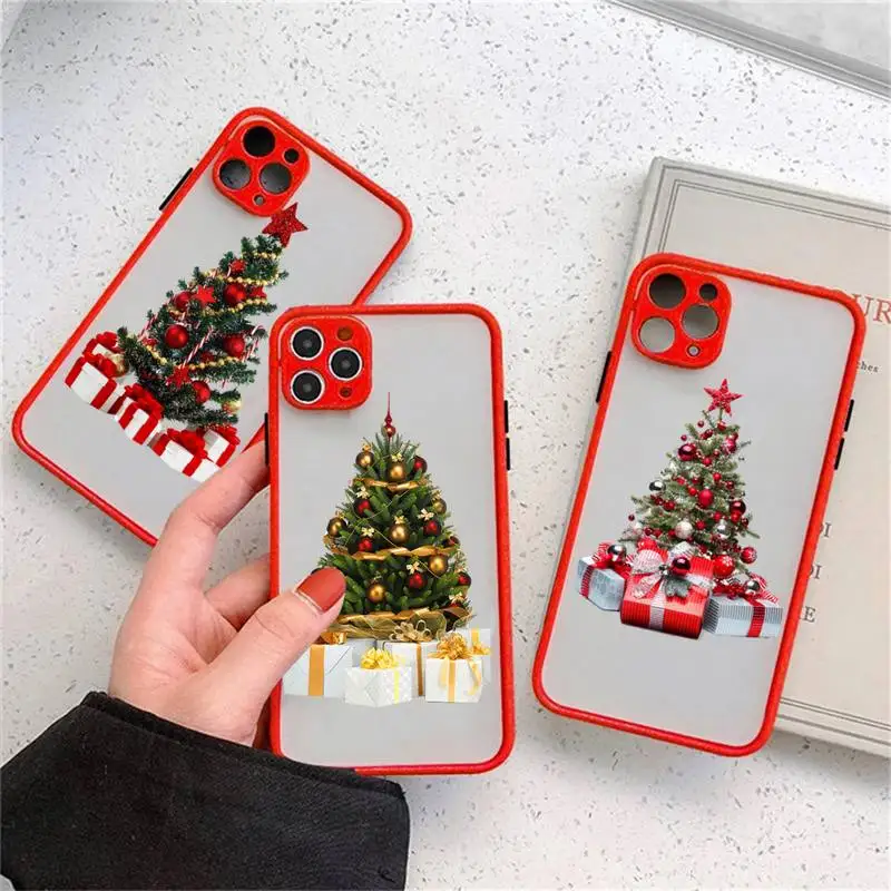 Christmas Tree New Year's Gift Phone Case matte transparent For iphone 11 12 13 6 s 7 8 plus mini x xs xr pro max cover
Christmas Tree New Year's Gift Phone Case matte transparent For iphone 11 12 13 6 s 7 8 plus mini x xs xr pro max cover