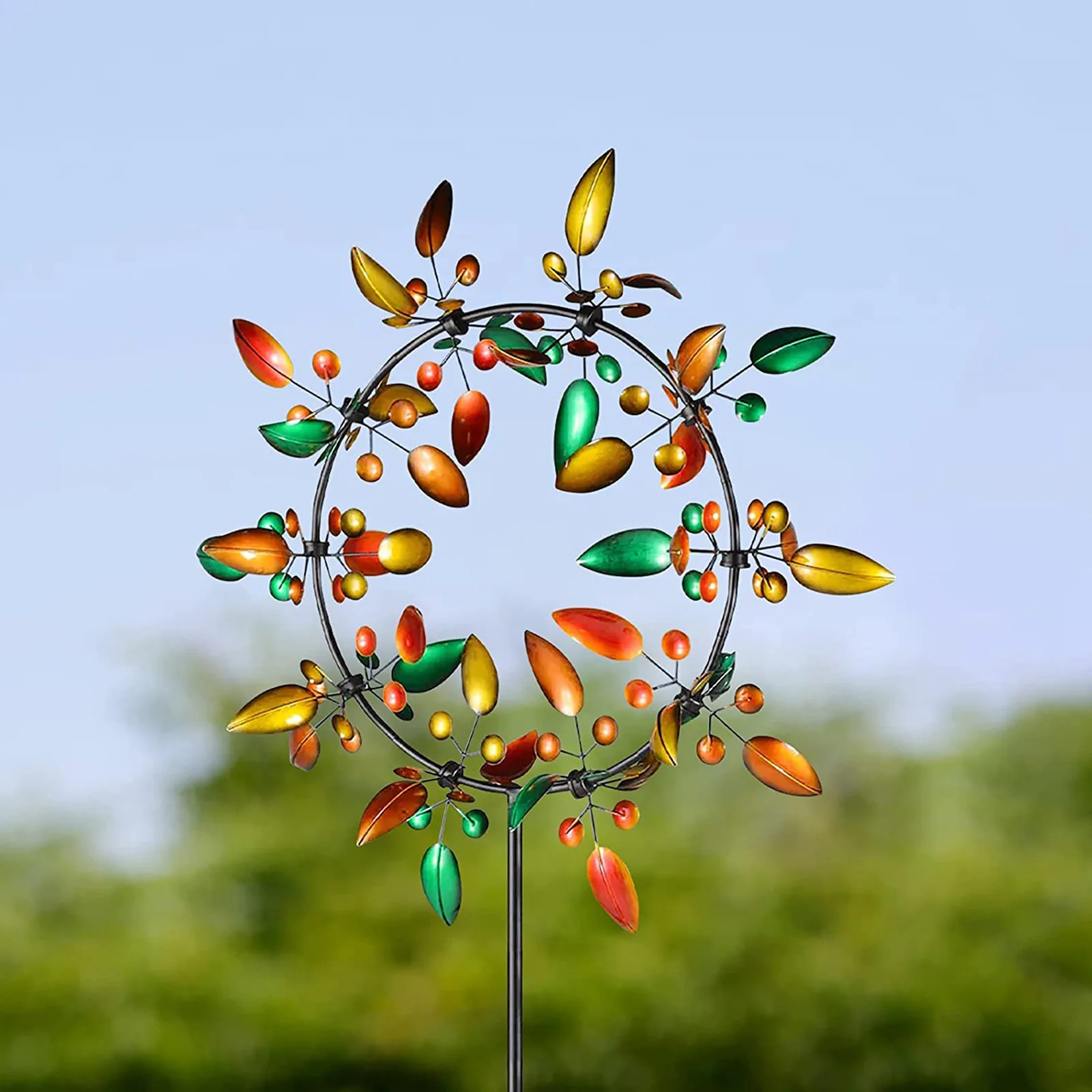 Sturdy Leaves Design Windmill Rotating High Temperature Resistant Wind Spinner Outdoor Garden Lawn Decoration
Sturdy Leaves Design Windmill Rotating High Temperature Resistant Wind Spinner Outdoor Garden Lawn Decoration