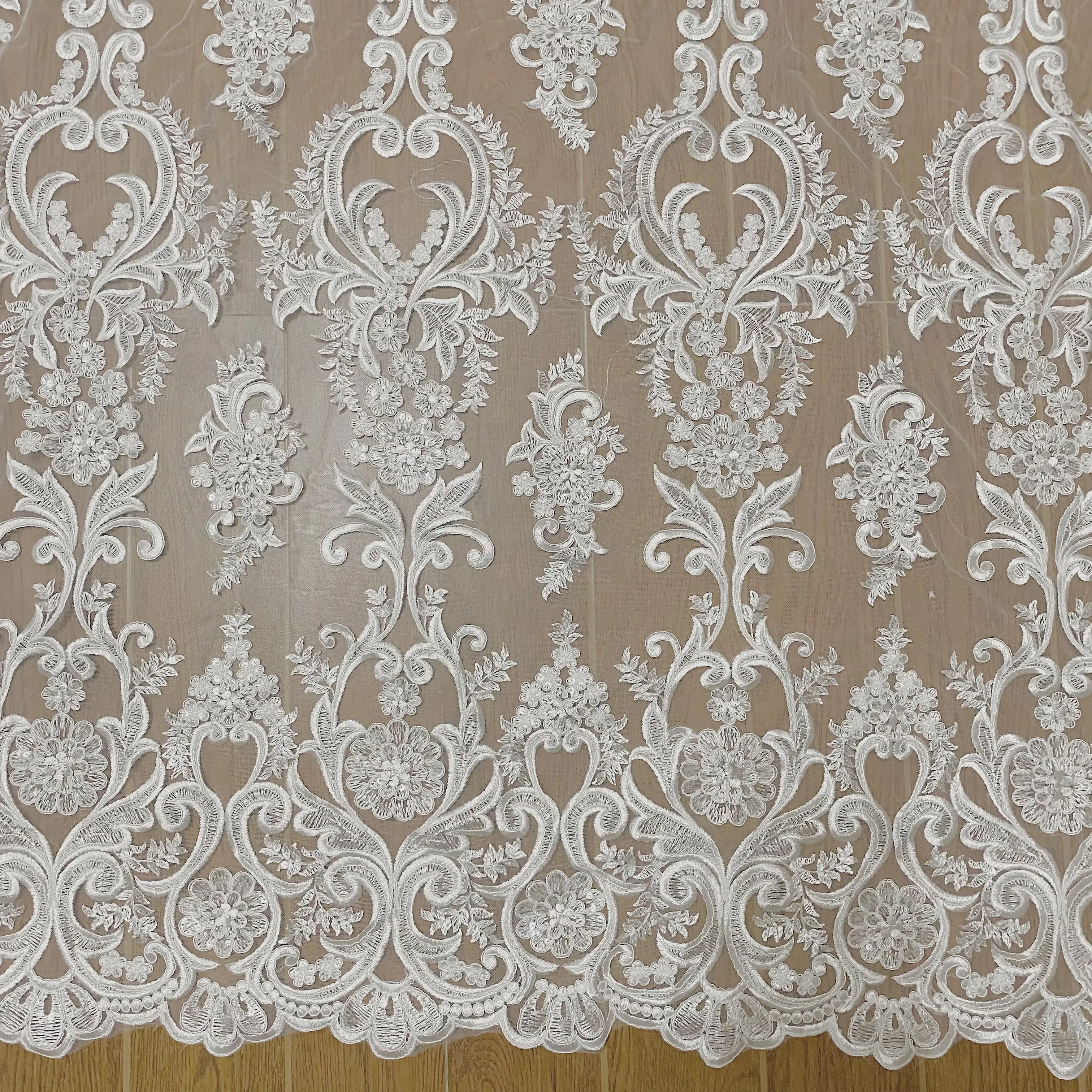 Free Shipping 1Yard Bridal Lace Fabric Cording For Wedding Dresses Polyester Soft Tulle DIY Sewing Accessories 130cm
Free Shipping 1Yard Bridal Lace Fabric Cording For Wedding Dresses Polyester Soft Tulle DIY Sewing Accessories 130cm