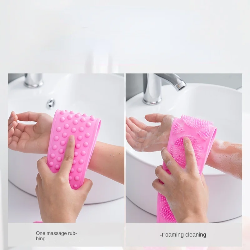 Magic Silicone Brush Bath Brush Body Brush Bath Long Brush Soft Exfoliating Back Brush Washing and Cleaning Household Cleaning
Magic Silicone Brush Bath Brush Body Brush Bath Long Brush Soft Exfoliating Back Brush Washing and Cleaning Household Cleaning