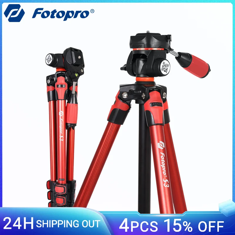Fotopro Aluminum Camera Tripods Phone Holder Tripod for NIkon Canon Sony DSLR Cmera and Iphone xiaomi Smartphone S3 3372
Fotopro Aluminum Camera Tripods Phone Holder Tripod for NIkon Canon Sony DSLR Cmera and Iphone xiaomi Smartphone S3 3372