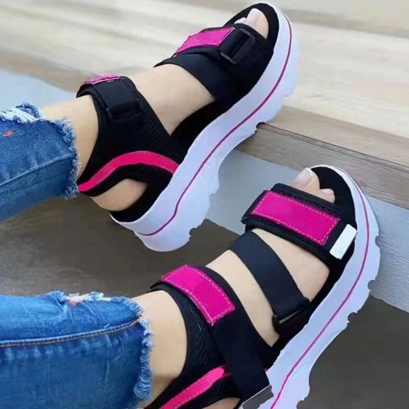 Женские спортивные шлепанцы на плоской подошве, повседневные толстые шлепанцы для бега, Новинка лета 2022
Женские спортивные шлепанцы на плоской подошве, повседневные толстые шлепанцы для бега, Новинка лета 2022