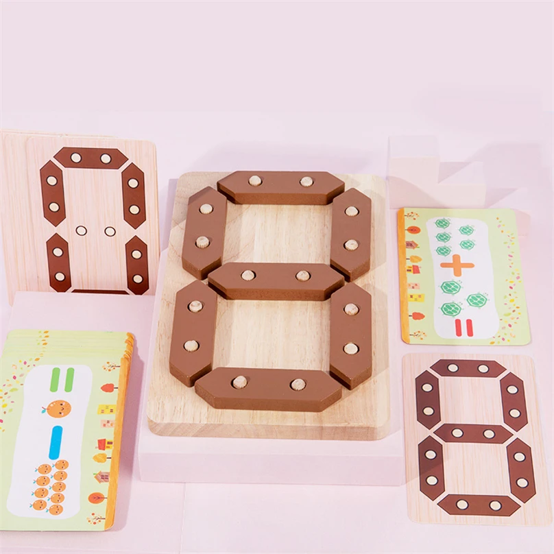 Деревянная детская игрушка Монтессори, сочетается с флэш-картами, обучающие материалы для обучения математике D65Y
Деревянная детская игрушка Монтессори, сочетается с флэш-картами, обучающие материалы для обучения математике D65Y