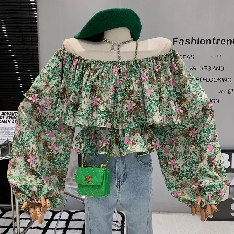 Niche Design New Women's Clothing 2023 Spring Fashionable Girl Design Sweet Off Shoulder Chiffon Shirt Long Sleeve Top Blouses
Niche Design New Women's Clothing 2023 Spring Fashionable Girl Design Sweet Off Shoulder Chiffon Shirt Long Sleeve Top Blouses