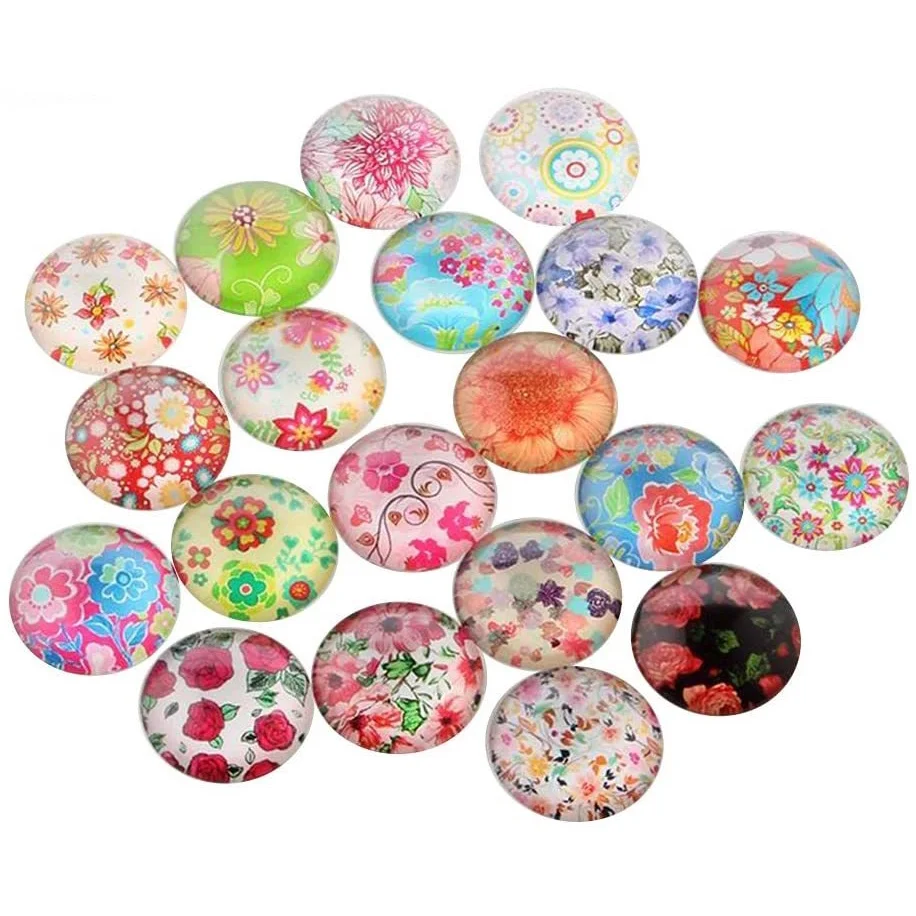 200pcs Floral Printed Glass Cabochons 16×5mm Flat Back Half Round Domed Cabochon Beads for Crafting DIY Jewelry Making
200pcs Floral Printed Glass Cabochons 16×5mm Flat Back Half Round Domed Cabochon Beads for Crafting DIY Jewelry Making