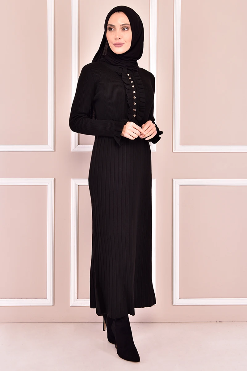 Knitwear Dress Black Women Dress New Season Autumn Winter 2 Piece Hijab Suit Islamic Muslim Clothing Long Cardigan KLC8245
Knitwear Dress Black Women Dress New Season Autumn Winter 2 Piece Hijab Suit Islamic Muslim Clothing Long Cardigan KLC8245