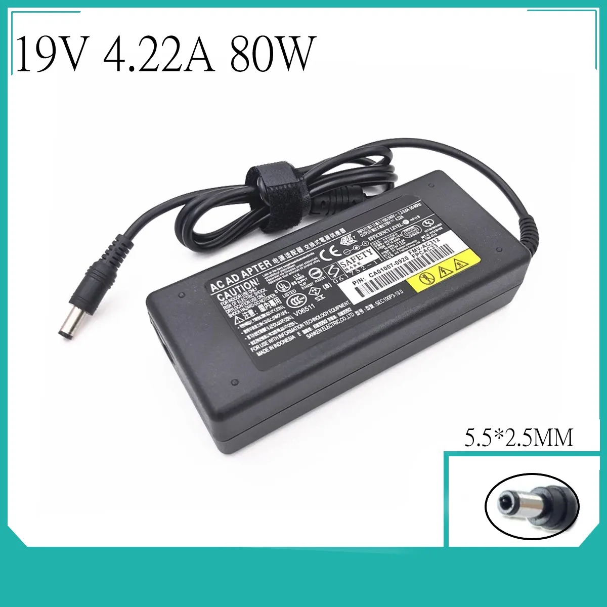 19V 4.22A 80W Laptop Charger Power For Fujitsu Lifebook Adapter ADP-80N AH531 AH550 B6220 AH532 AH530 AH522
19V 4.22A 80W Laptop Charger Power For Fujitsu Lifebook Adapter ADP-80N AH531 AH550 B6220 AH532 AH530 AH522