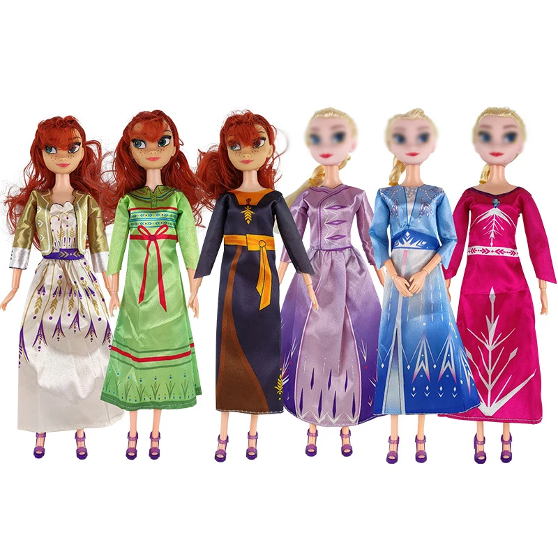 6 Pcs/Sets Fashion Girls Clothes 30cm For Barbie Dolls Cosplay Princess Long Dress High Quality DIY Gifts Girls Game Kids Toys
6 Pcs/Sets Fashion Girls Clothes 30cm For Barbie Dolls Cosplay Princess Long Dress High Quality DIY Gifts Girls Game Kids Toys