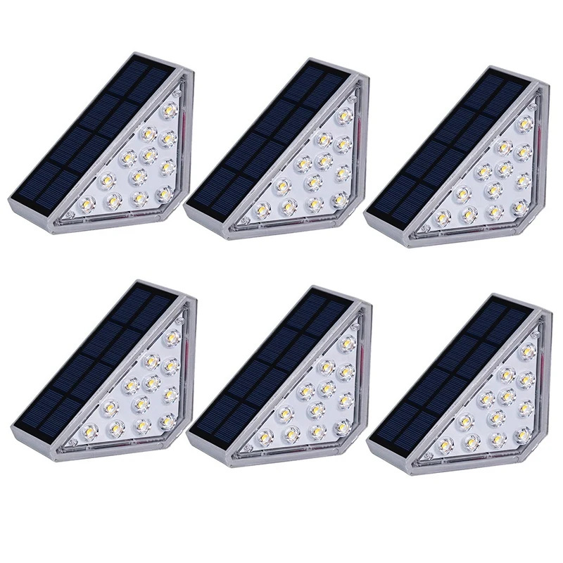 6Piece LED Solar Stair Light Warm Light For Outdoor Courtyard Wall Light Constant Light
6Piece LED Solar Stair Light Warm Light For Outdoor Courtyard Wall Light Constant Light