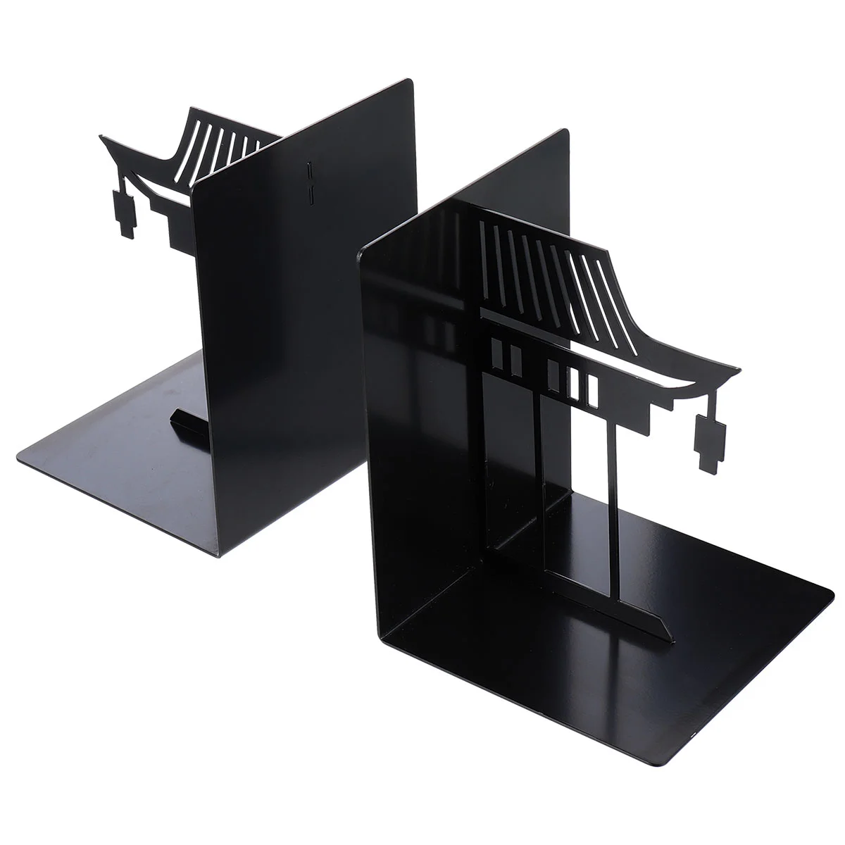 

Book Bookends Metal Bookend Stand Bookshelf Ends Stopper Building Desk Organizer Skid Non Shelves Supports Decorative Luxury