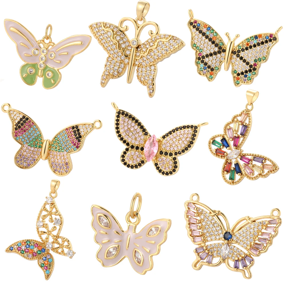 Trendy Crystal Butterfly Charms Gold Color Cute Dijes Charms for Jewerly Making Supplies Diy Pendant Necklace Earrings Bracelet
Trendy Crystal Butterfly Charms Gold Color Cute Dijes Charms for Jewerly Making Supplies Diy Pendant Necklace Earrings Bracelet