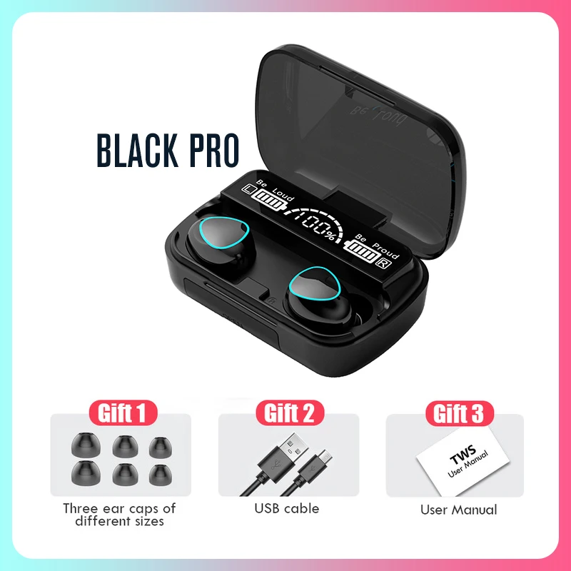 Наушники-вкладыши M10 Беспроводные с поддержкой Bluetooth 5,1
Наушники-вкладыши M10 Беспроводные с поддержкой Bluetooth 5,1