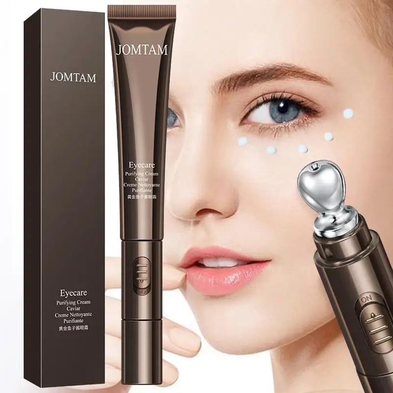 2 In 1 Gold Caviar Eye Cream Electric Massager Anti Age Remove Dark Circles Serum Roller Vibration Massage Eye Care
2 In 1 Gold Caviar Eye Cream Electric Massager Anti Age Remove Dark Circles Serum Roller Vibration Massage Eye Care