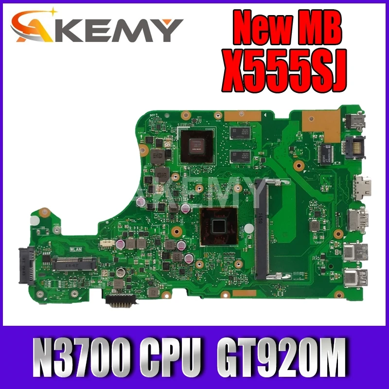 AKEMY X555SJ Laptop motherboard For Asus X555SJ original mainboard N3700 GT920M X555SJ X555SJ Laptop motherboard
AKEMY X555SJ Laptop motherboard For Asus X555SJ original mainboard N3700 GT920M X555SJ X555SJ Laptop motherboard