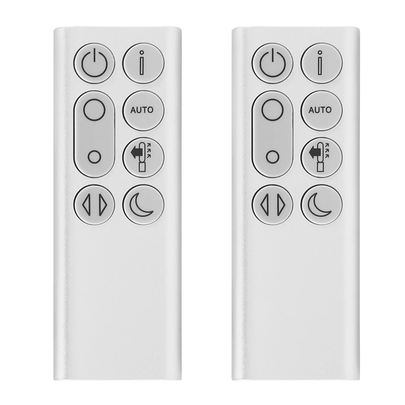 2X Replacement Remote Control For Dyson Pure Cool TP04 TP06 TP09 DP04 Purifying Fan Remote Control(Silver)
2X Replacement Remote Control For Dyson Pure Cool TP04 TP06 TP09 DP04 Purifying Fan Remote Control(Silver)