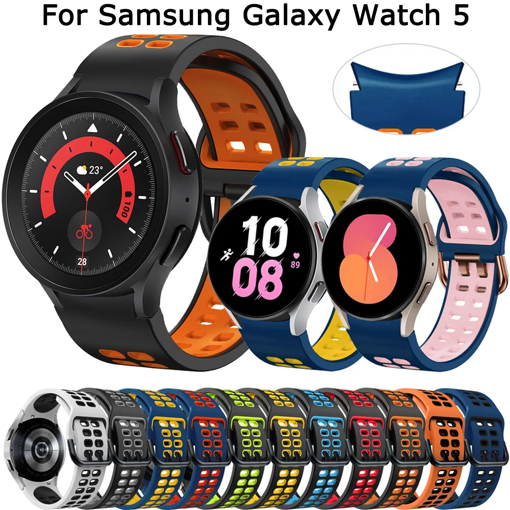 Silicone Band Bracelet For Samsung Galaxy Watch 4 Classic 46mm 42mm Smart Strap Watch5 40mm 44mm Pro 45mm Curved End Watchbands
Silicone Band Bracelet For Samsung Galaxy Watch 4 Classic 46mm 42mm Smart Strap Watch5 40mm 44mm Pro 45mm Curved End Watchbands