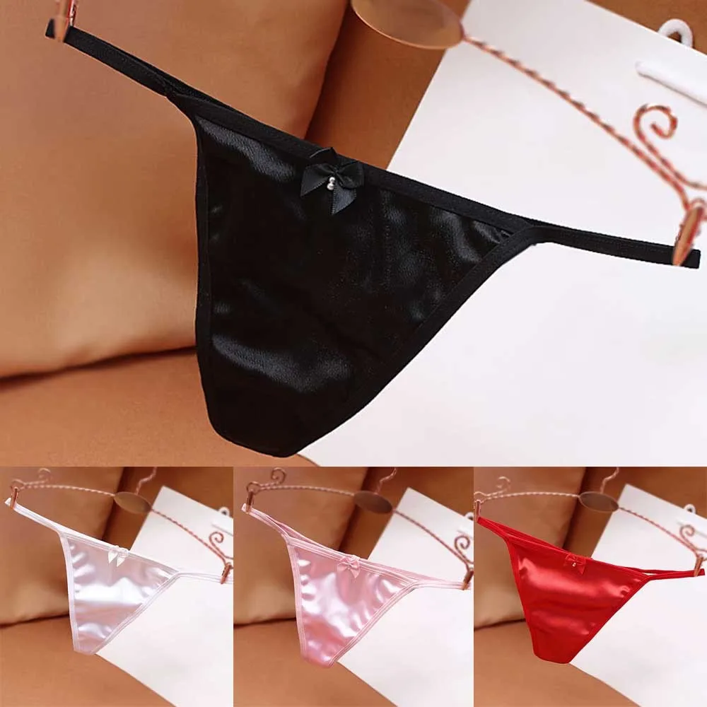M-XXLSexy Panties For Womens Plus Size Silky Satin G-String Bikini Thongs T-back Underwear Panties Трусики Женские
M-XXLSexy Panties For Womens Plus Size Silky Satin G-String Bikini Thongs T-back Underwear Panties Трусики Женские