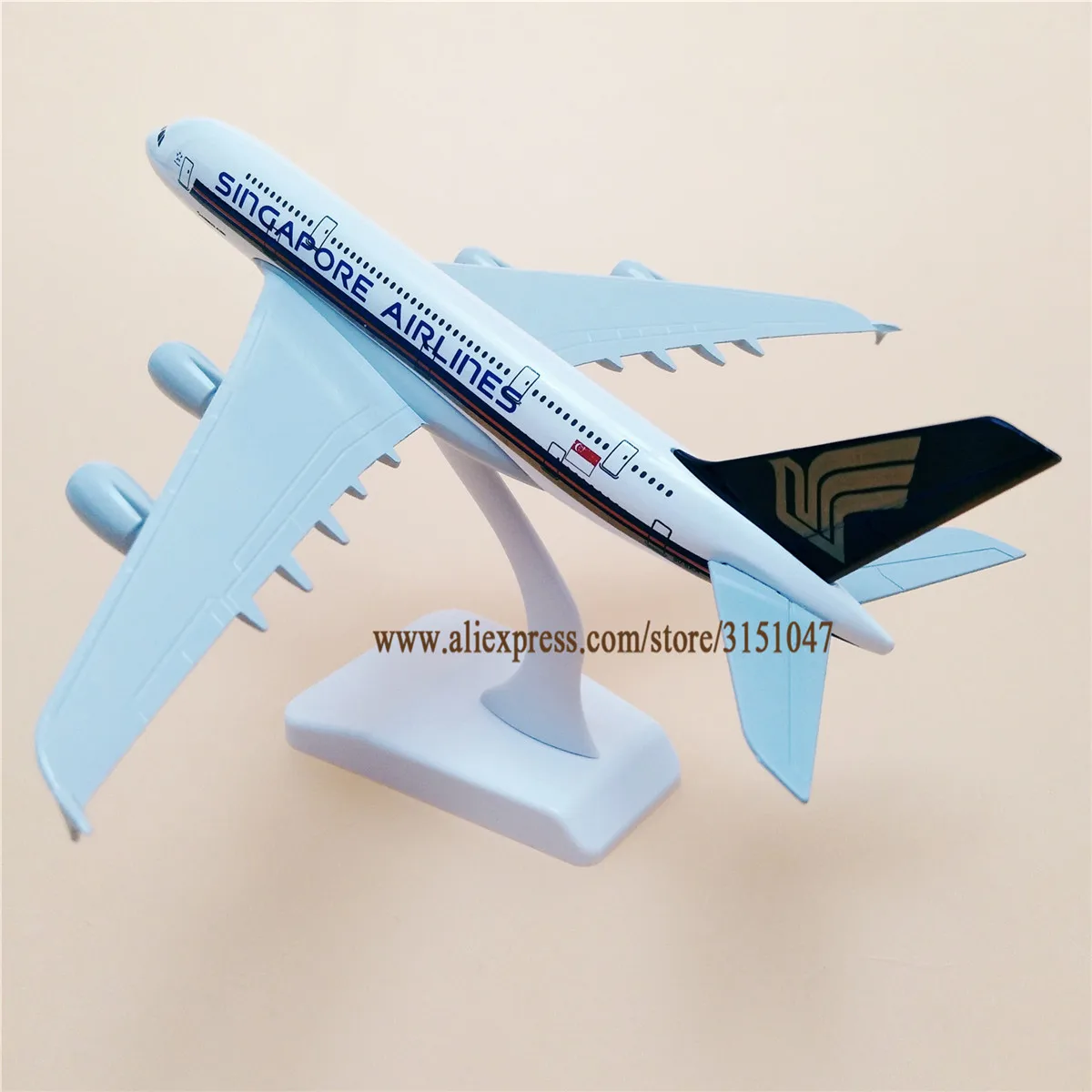 20cm Metal Alloy Plane Model Air Singapore Airlines A380 Aircraft Airbus 380 Airways Airplane Model w Stand
20cm Metal Alloy Plane Model Air Singapore Airlines A380 Aircraft Airbus 380 Airways Airplane Model w Stand