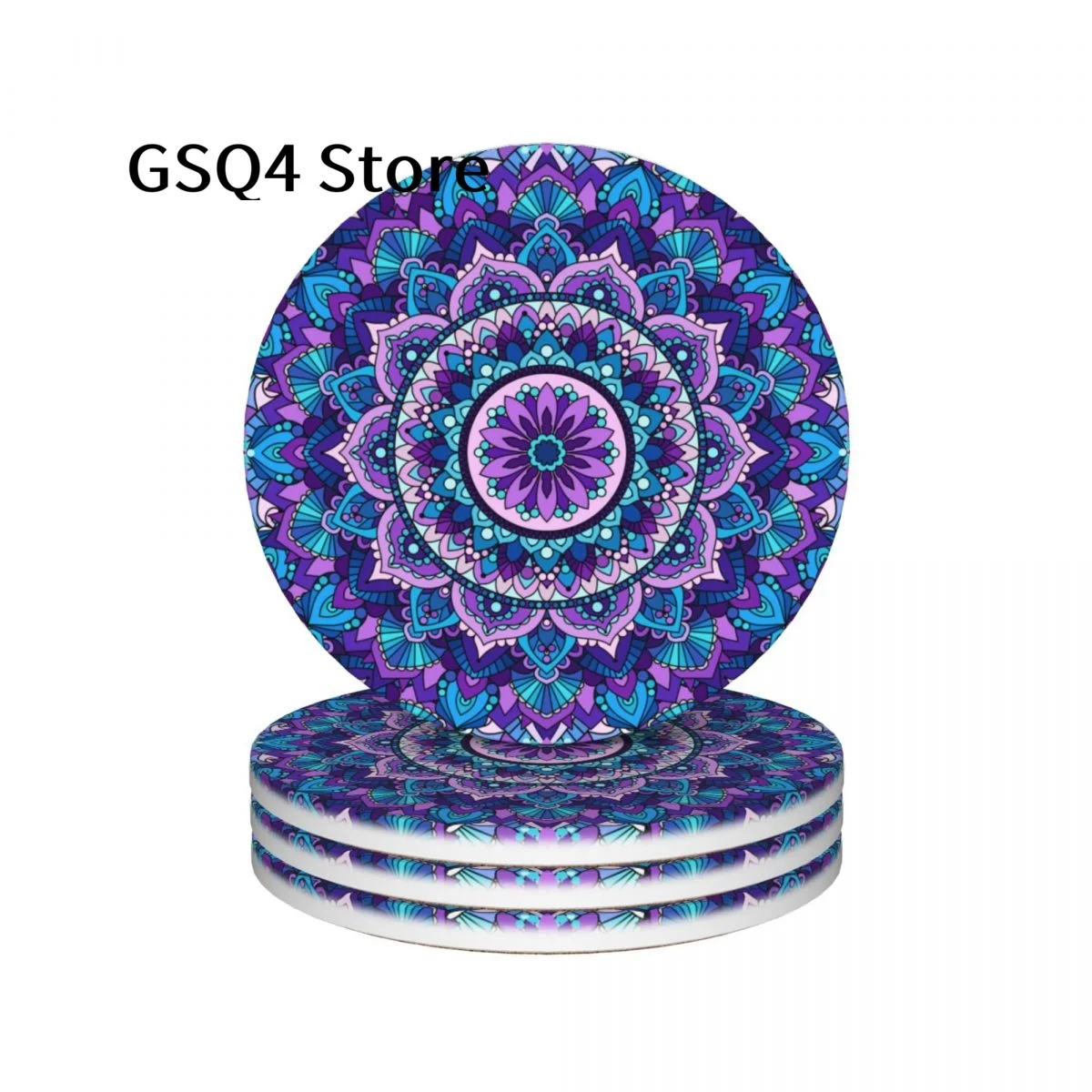 Mandala Coasters of Drinks Set of 4 Cup Holders Water Absorbing Ceramic Drinks Coaster for Home Kitchen Gift Decor
Mandala Coasters of Drinks Set of 4 Cup Holders Water Absorbing Ceramic Drinks Coaster for Home Kitchen Gift Decor