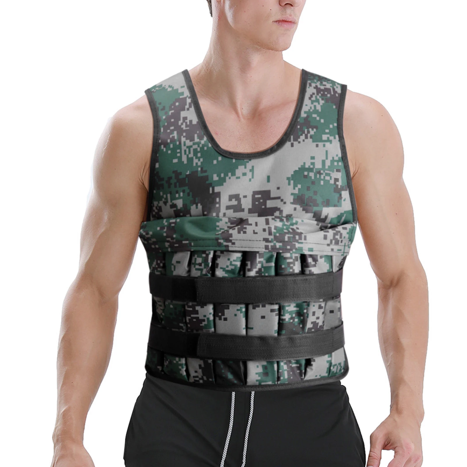 15/20/35/50KG Loading Weighted Vest Adjustable Weight Waistcoat Jacket for Training Workout Gym Fitness Equipment Sand Clothing
15/20/35/50KG Loading Weighted Vest Adjustable Weight Waistcoat Jacket for Training Workout Gym Fitness Equipment Sand Clothing