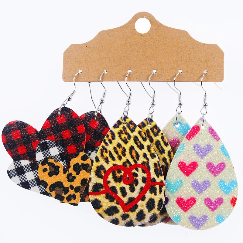 Heart Print Water Drop Earrings Set Leopard Print Southern Boho Leather Earrings Buffalo VALENTINE’S DAY HEART HOOPS 3 PACK
Heart Print Water Drop Earrings Set Leopard Print Southern Boho Leather Earrings Buffalo VALENTINE’S DAY HEART HOOPS 3 PACK