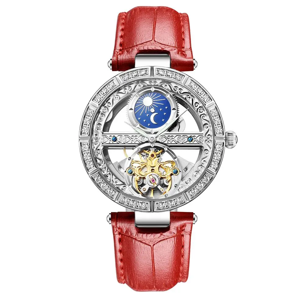 2022 New Fashion Trend Leisure Women's Mechanical Watch Tourbillon Hollow Women's Watch Waterproof Watch
2022 New Fashion Trend Leisure Women's Mechanical Watch Tourbillon Hollow Women's Watch Waterproof Watch