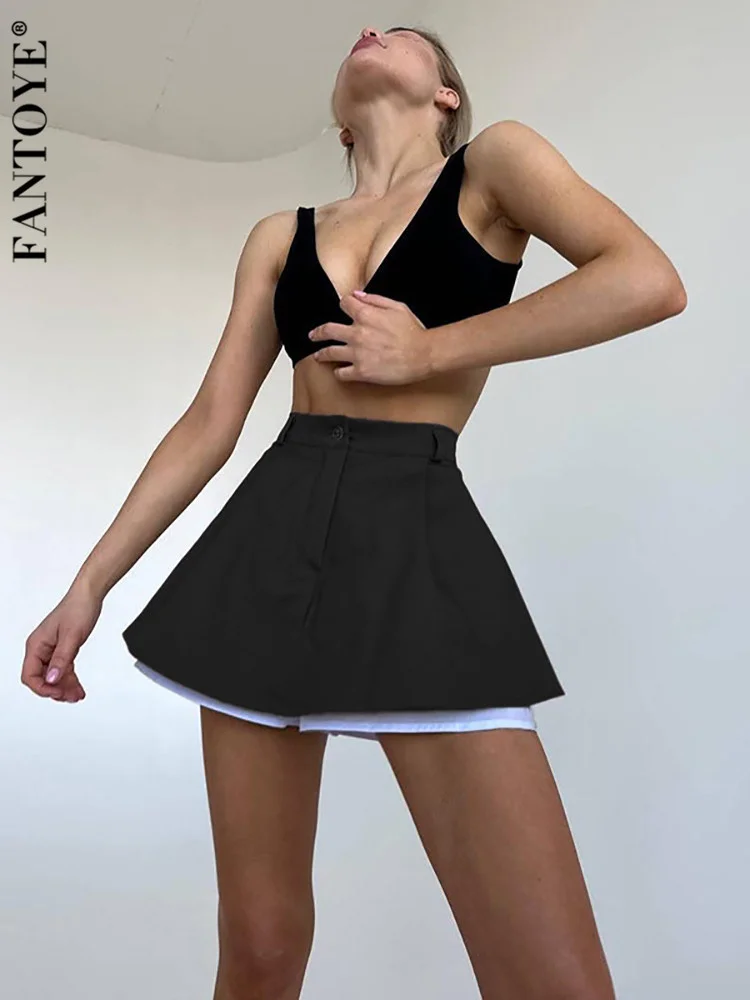 Patchwork High Waist Button Women Skirt Black Casual Solid Mini Skirt Female Summer Skinny Elegant Streetwear Vestidos
Patchwork High Waist Button Women Skirt Black Casual Solid Mini Skirt Female Summer Skinny Elegant Streetwear Vestidos
