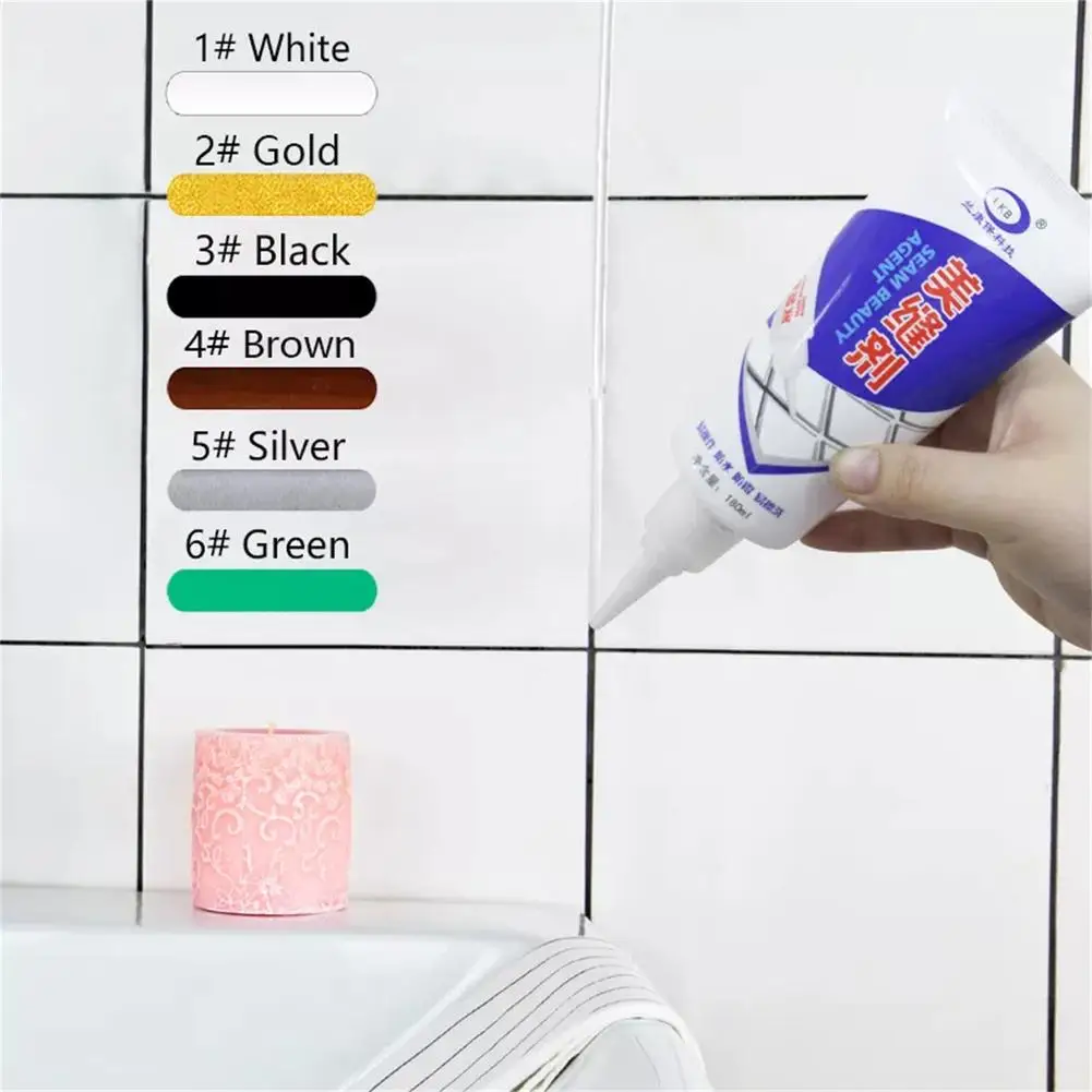 NEW 180ml Seam Beauty Agent Waterproof Anti-mildew Multicolor Tile Gap Beauty Grout Wall Glue Floor Cleaning Tools
NEW 180ml Seam Beauty Agent Waterproof Anti-mildew Multicolor Tile Gap Beauty Grout Wall Glue Floor Cleaning Tools