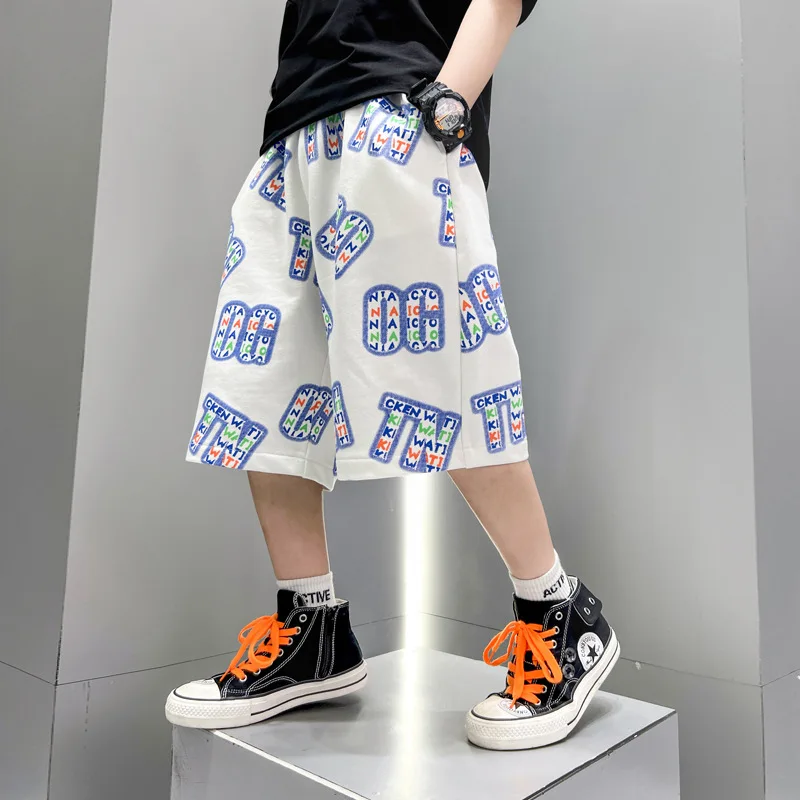 Children Boys Shorts 2022 Summer Letter Print Design Kids Casual Knitted Shorts for Boys 3 4 6 8 10 12 14 Years Teen Streetwear
Children Boys Shorts 2022 Summer Letter Print Design Kids Casual Knitted Shorts for Boys 3 4 6 8 10 12 14 Years Teen Streetwear