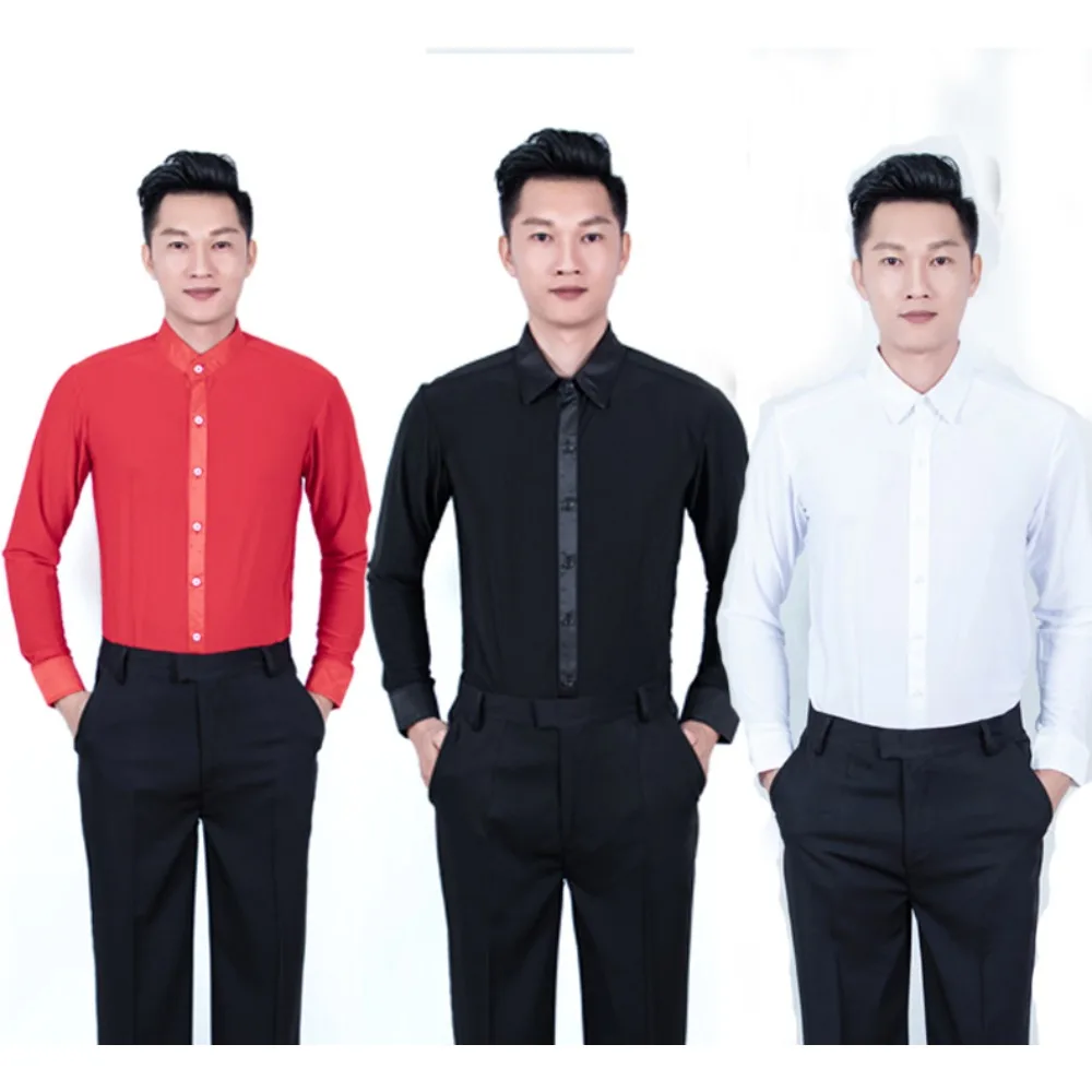 Мужские топы для латиноамериканских танцев, рубашка для современных латиноамериканских танцев, одежда для тренировок, Мужская профессиональная современная одежда для бальных танцев
Мужские топы для латиноамериканских танцев, рубашка для современных латиноамериканских танцев, одежда для тренировок, Мужская профессиональная современная одежда для бальных танцев