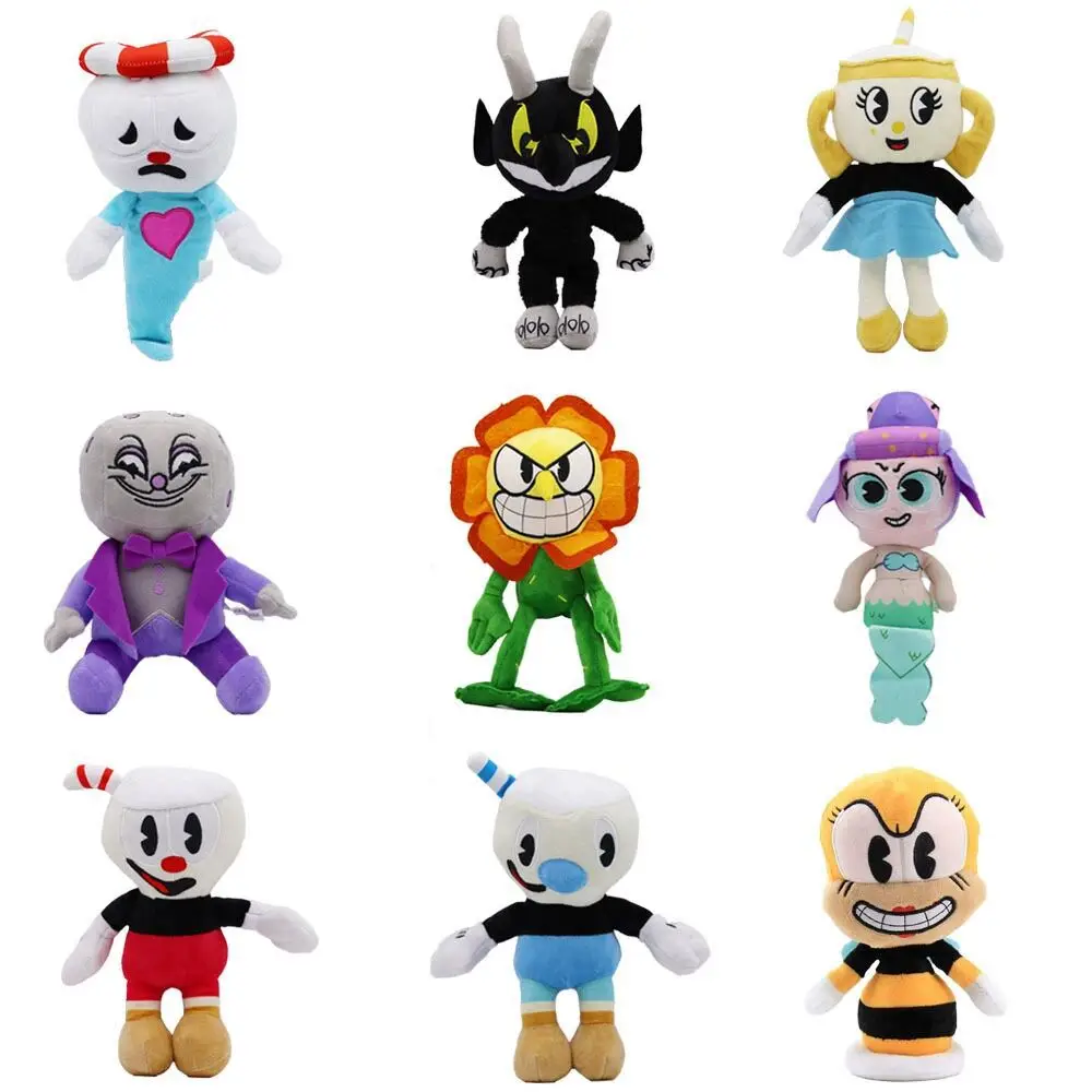 9 Style Anime Cuphead Doll Toys Mugman The Chalice Soft Toys Cute Cartoon Doll For Kid Children Christmas Gifts
9 Style Anime Cuphead Doll Toys Mugman The Chalice Soft Toys Cute Cartoon Doll For Kid Children Christmas Gifts
